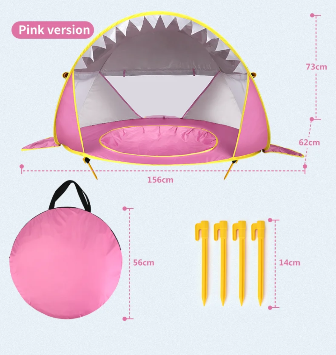 Beach Tent + pool