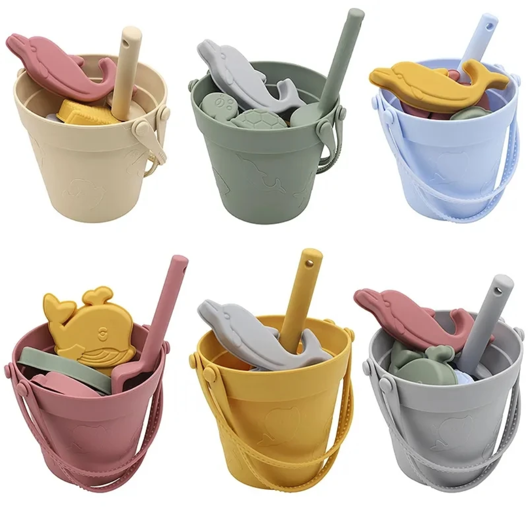 Plain silicone bucket
