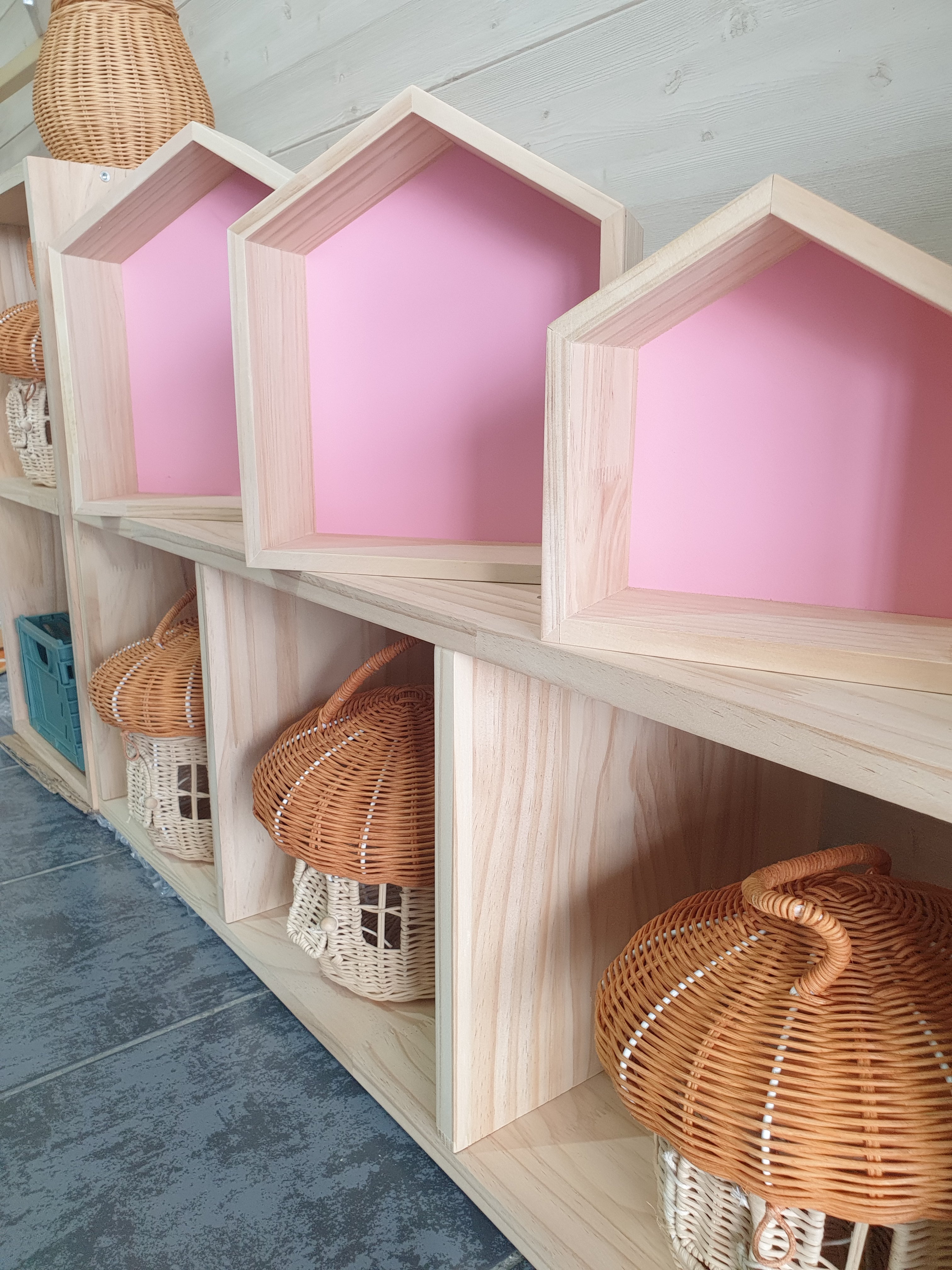 House wall shelves
