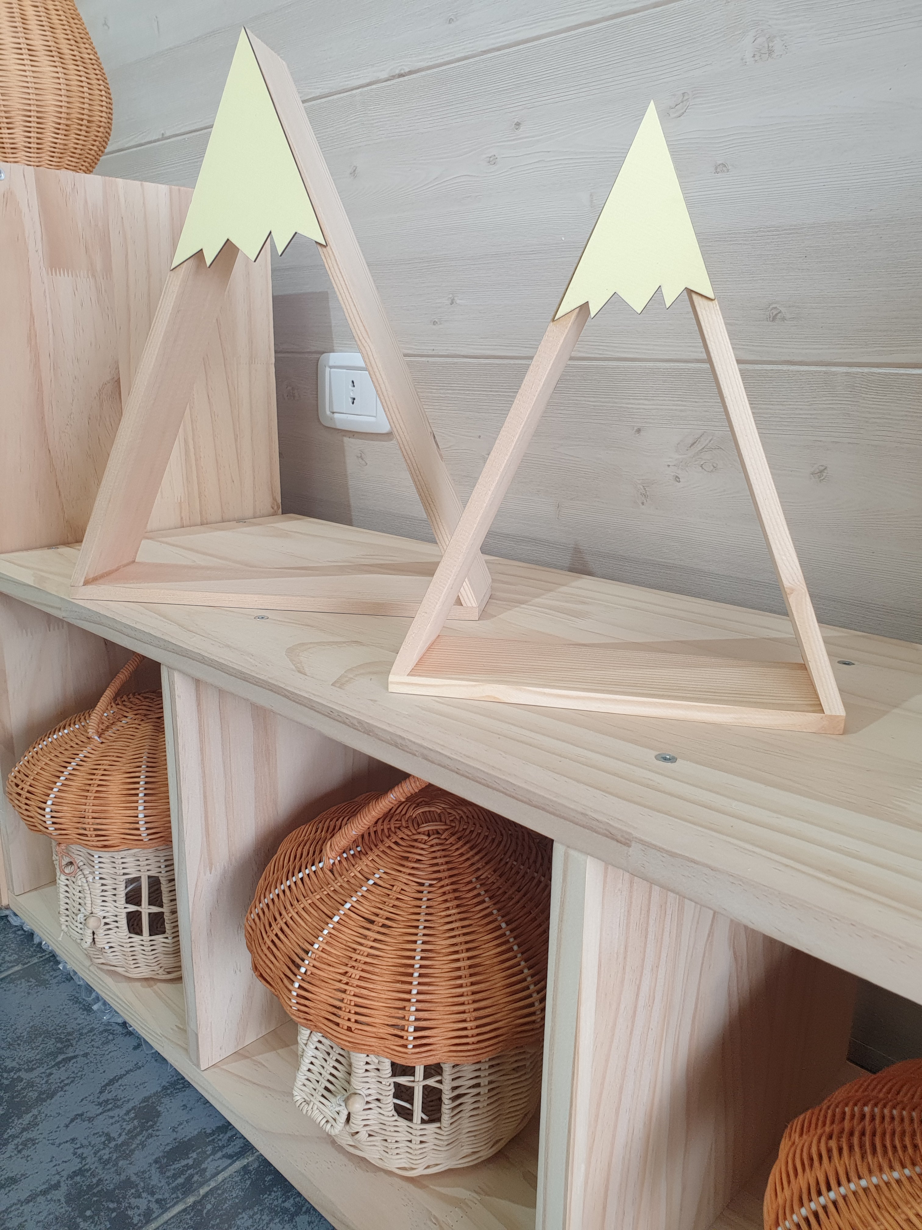 Triangle Wall Shelves