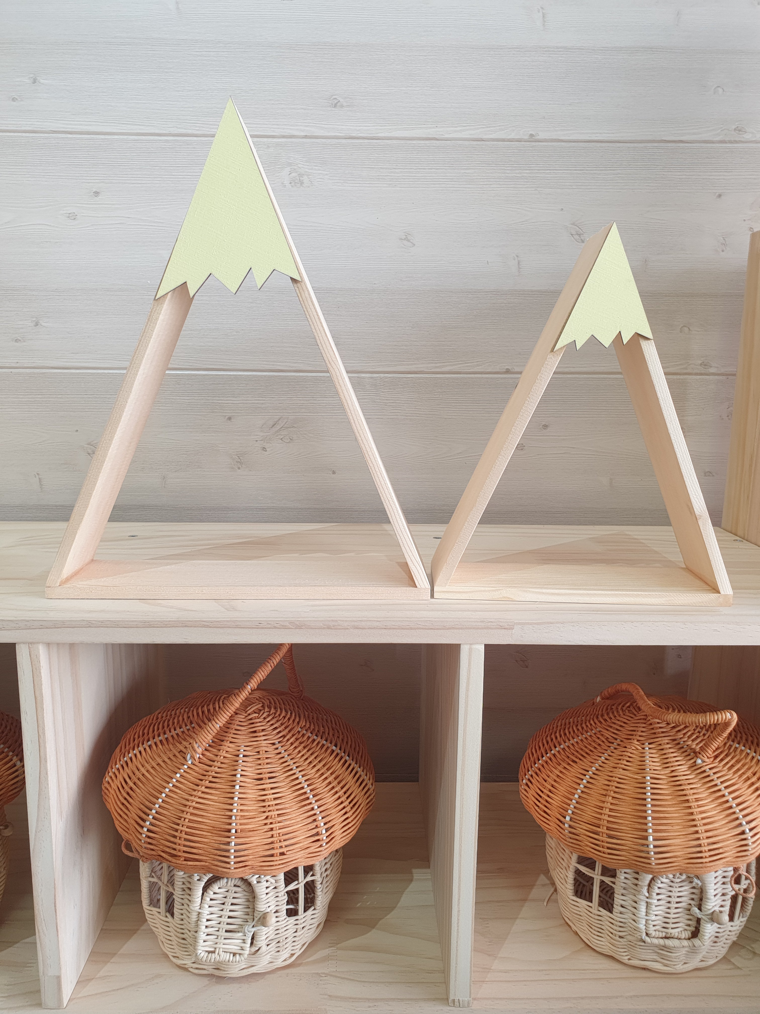 Triangle Wall Shelves