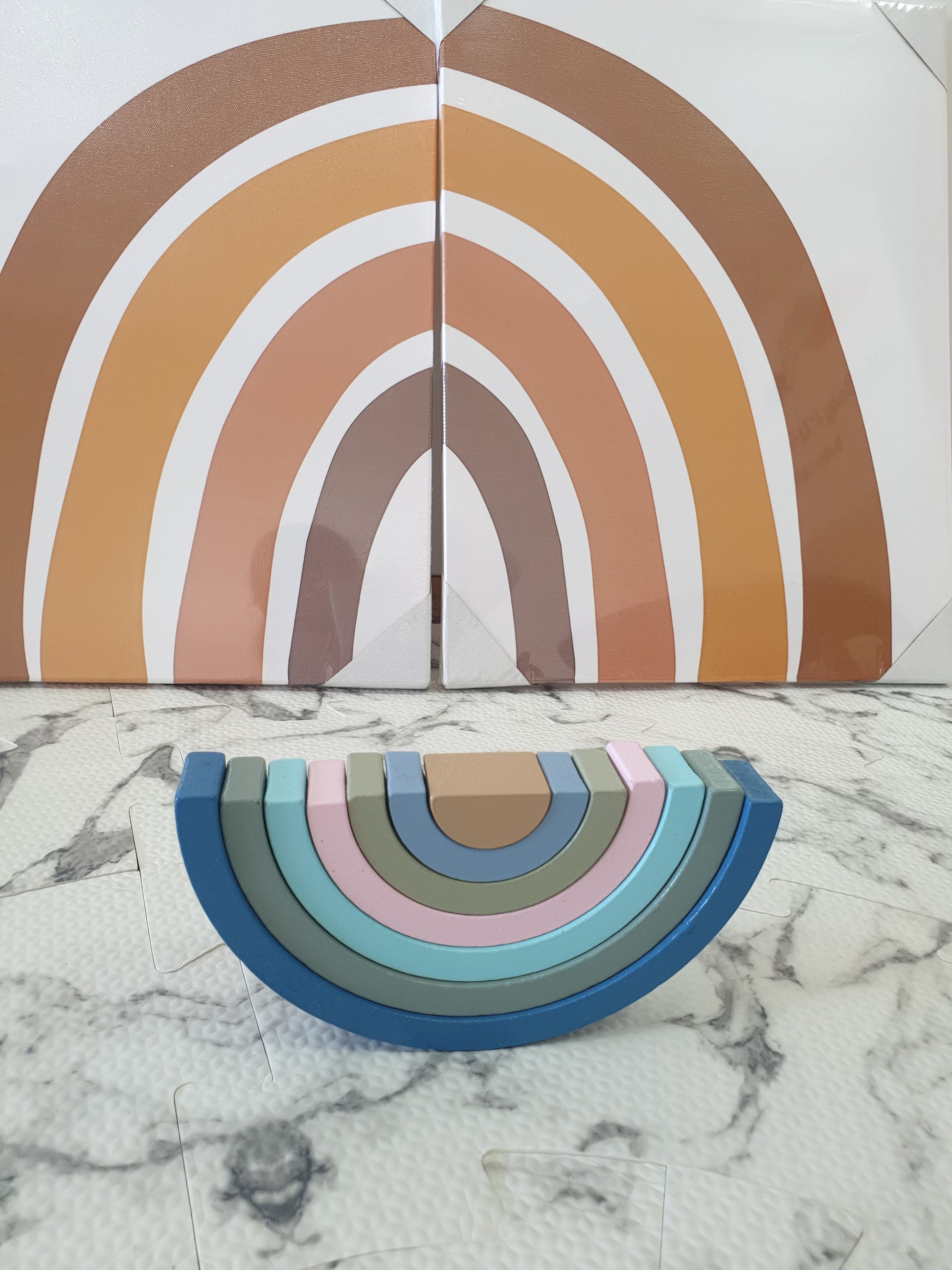 Wooden Stacking Rainbow