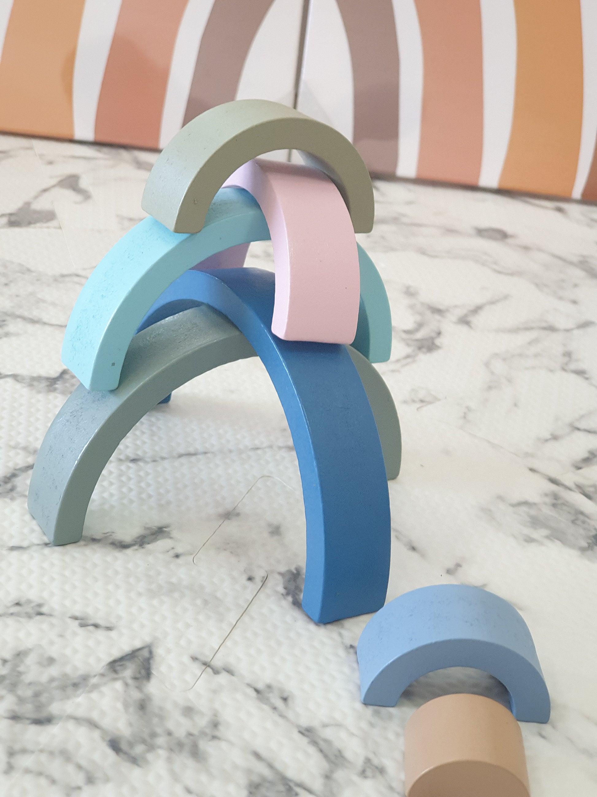 Wooden Stacking Rainbow
