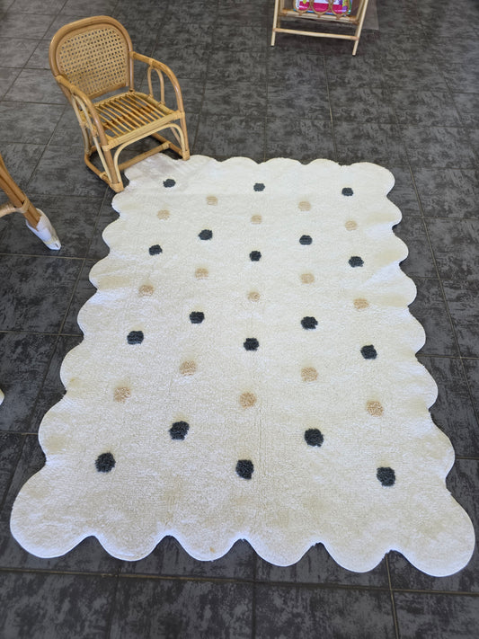 Rectangle Dotted Rug