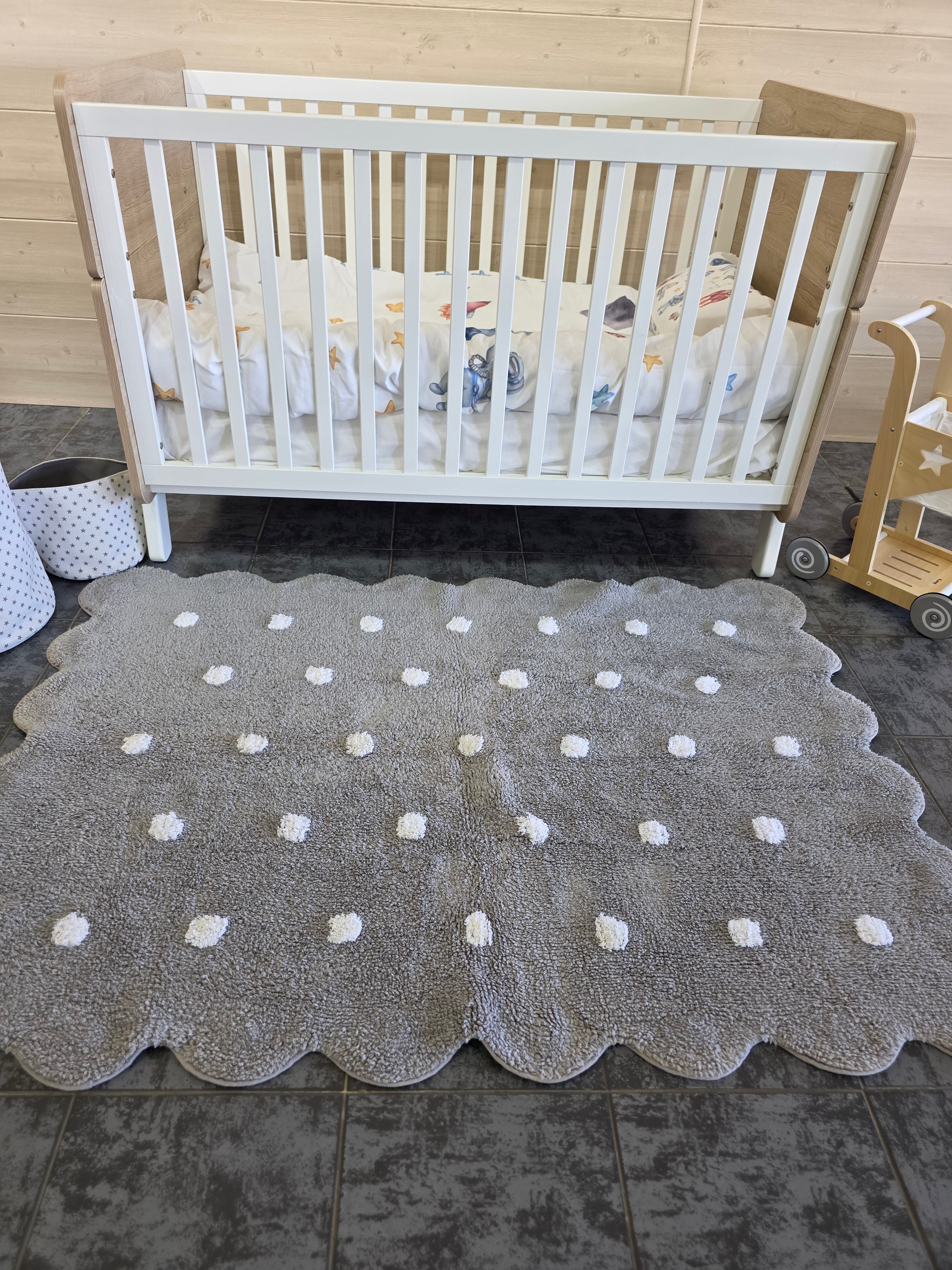 Rectangle Dotted Rug