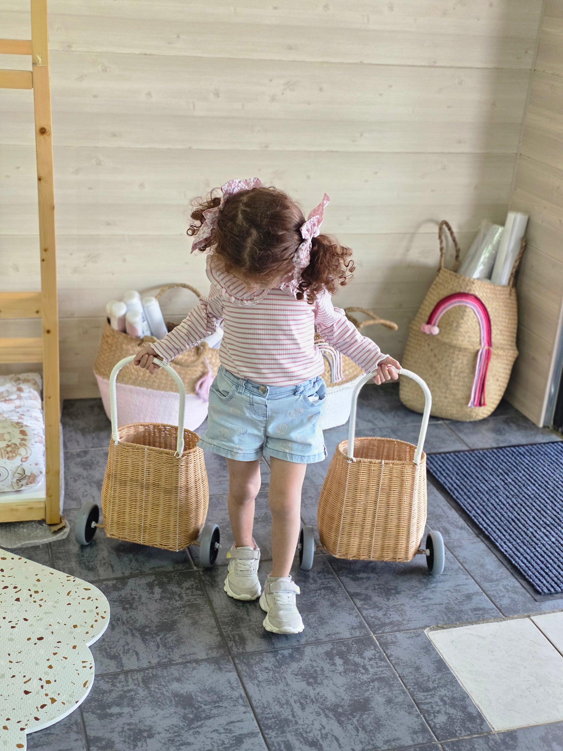 Rattan Stroller