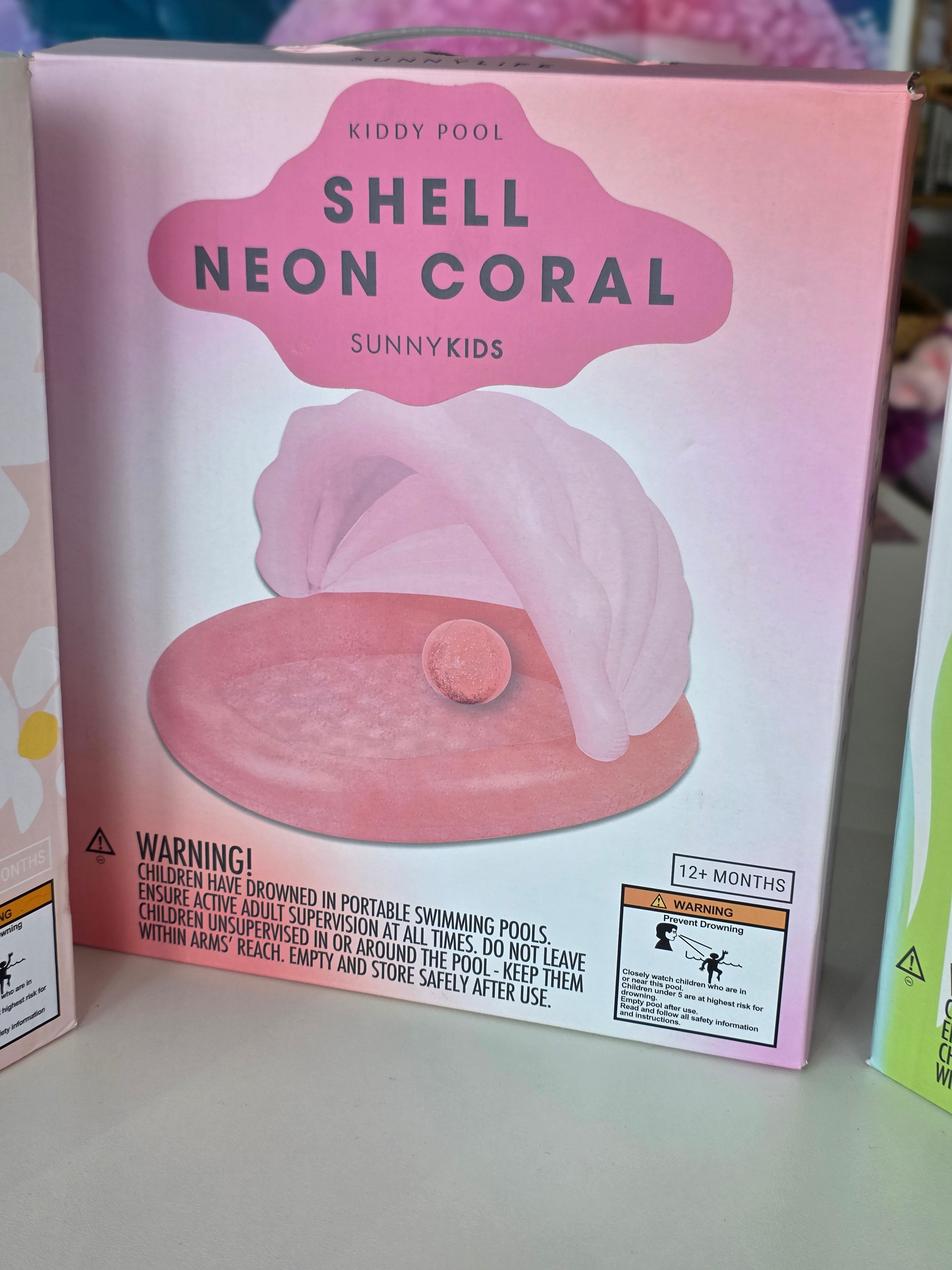 Neon Coral Shell