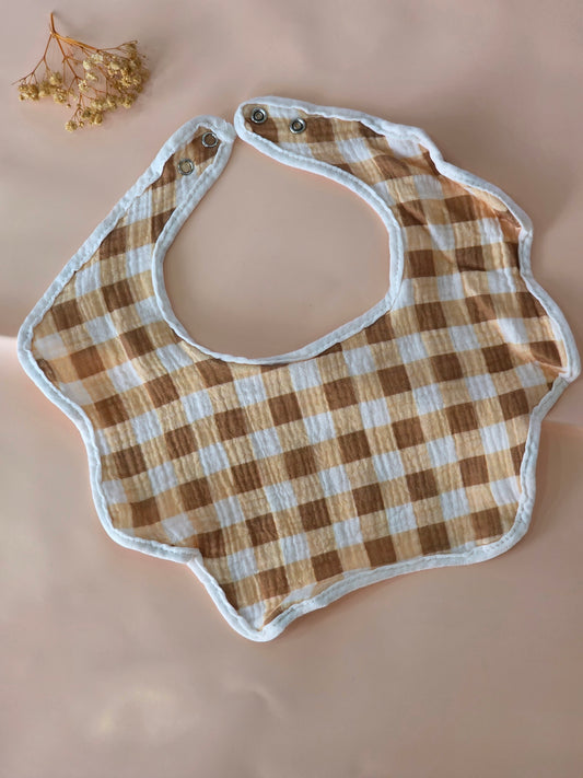 Floral Muslin Bib