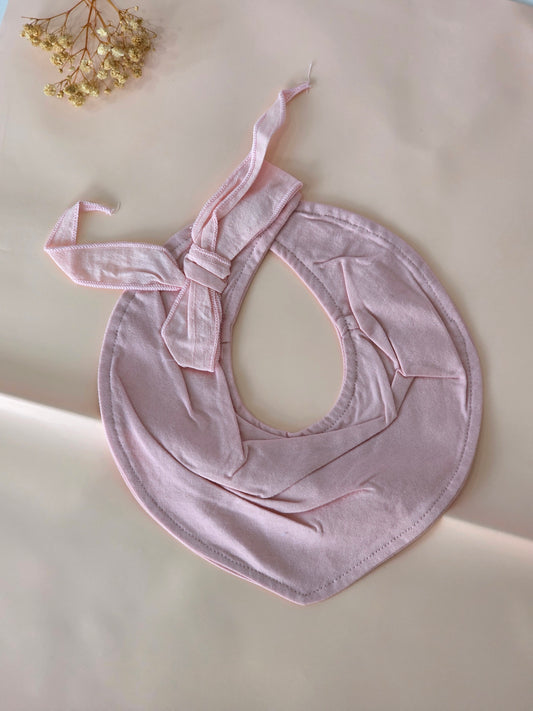 Pink Bow Bandana Bib
