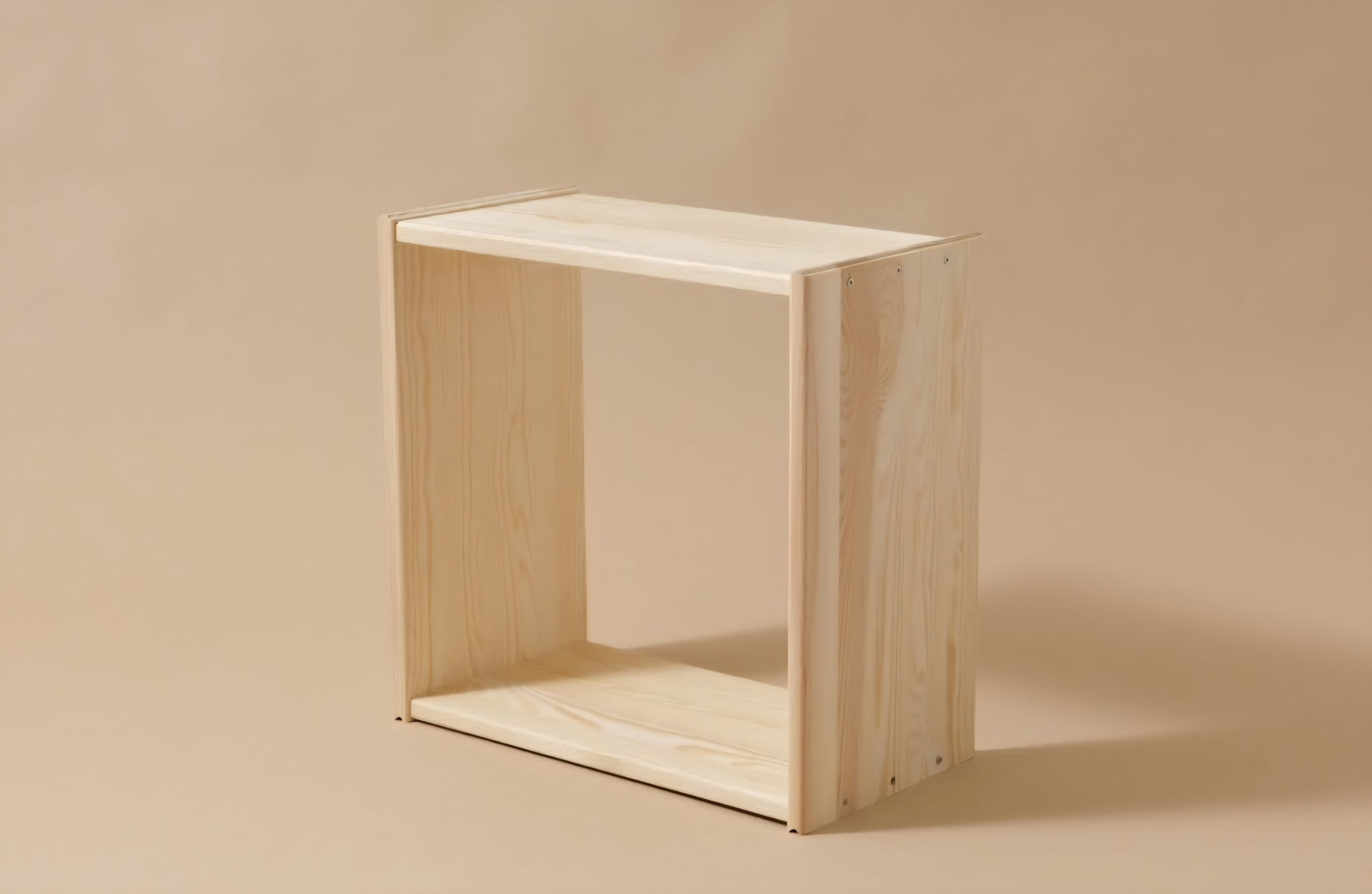Wooden Storage Cube