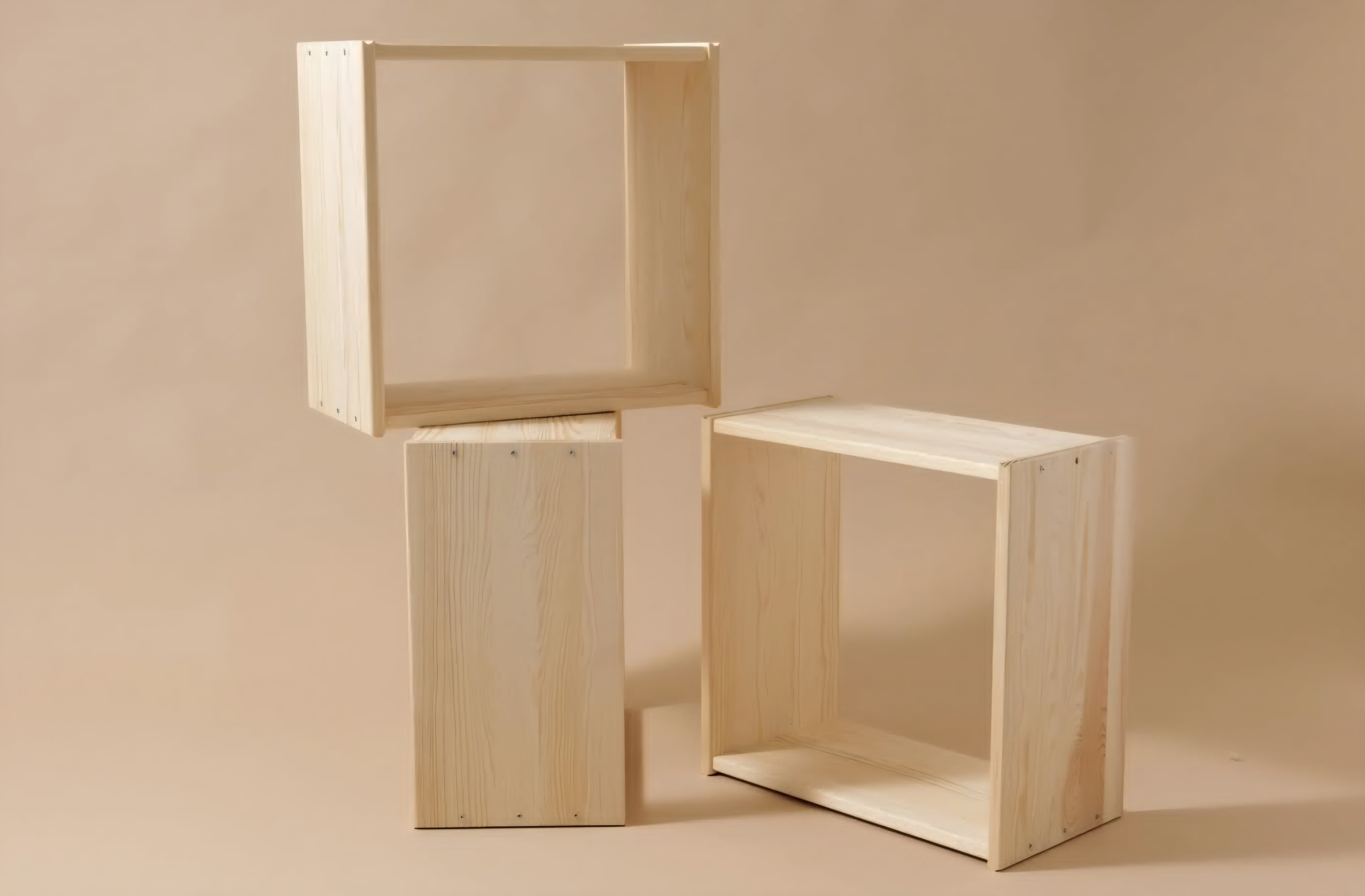 Wooden Storage Cube